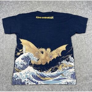 Godzilla Ukiyo-e King Ghidorah Printing T-shirt size XL GZUT-008 JAPAN